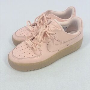 Nike Air Force 1 Sage Low Womens Size 7.5 Pink Athletic Lifestyle Shoes Sneakers